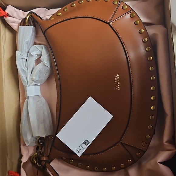Nwt Isabel Marant Oskan Moon Bag - Picture 10 of 11